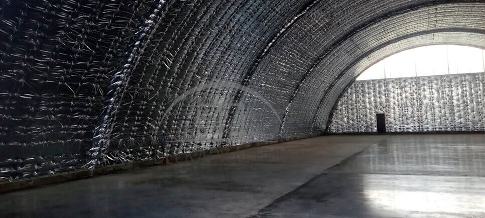 Бетонный пол в ангаре  в Курской области